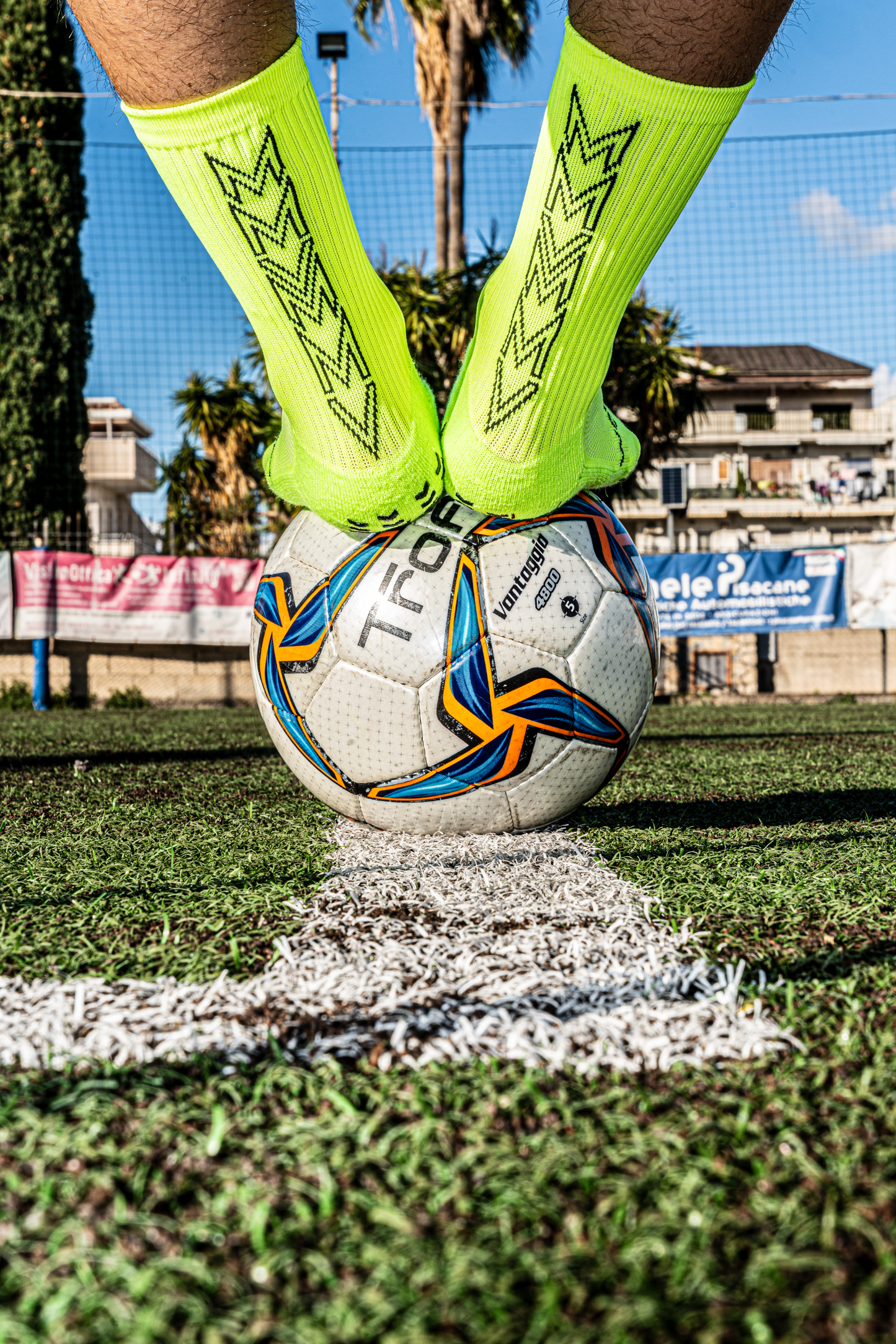 CALZE GRIP VSOX “VICTORY” GIALLO FLUO