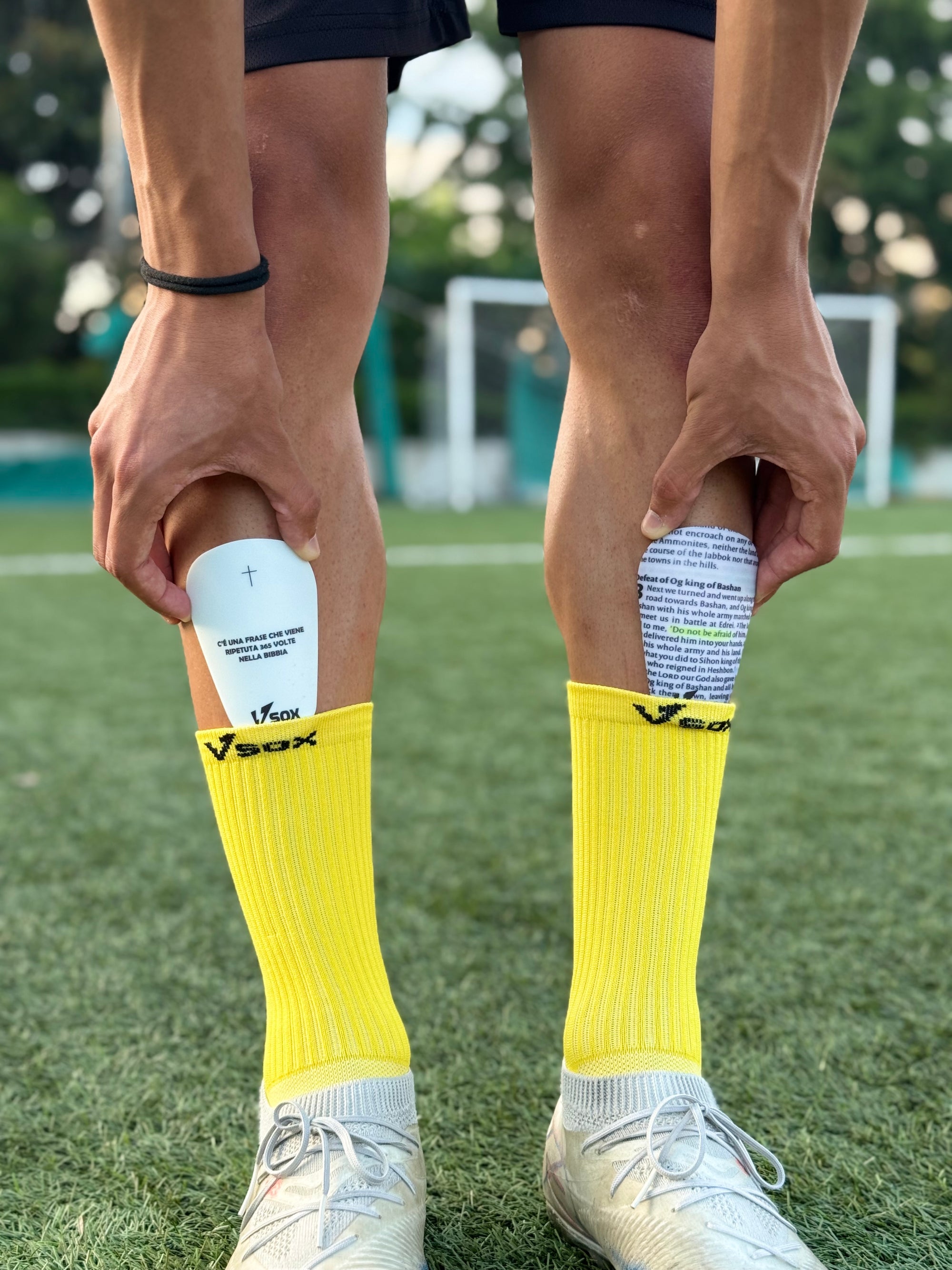 SHIN GUARDS "DON'T BE AFRAID"