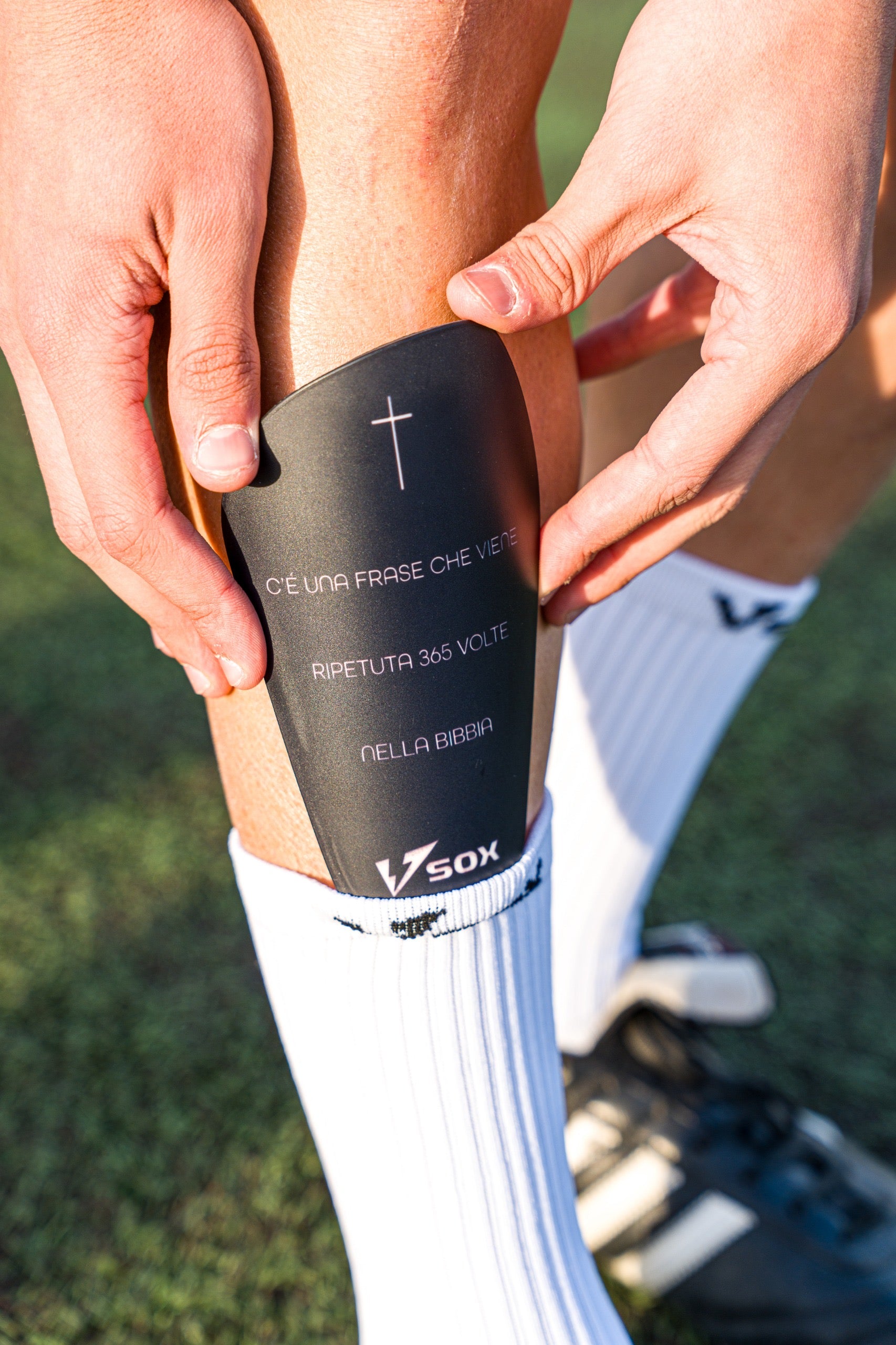 SHIN GUARDS "DON'T BE AFRAID"