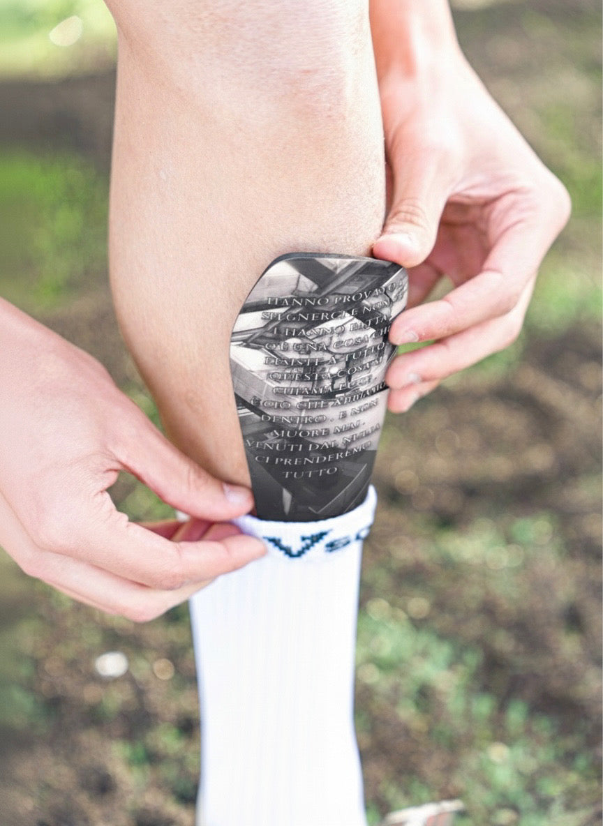PRO SLIM MODEL SHIN GUARDS ''OBSESSION BEATS TALENT''