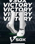 VSOX “VICTORY” WHITE GRIP SOCKS
