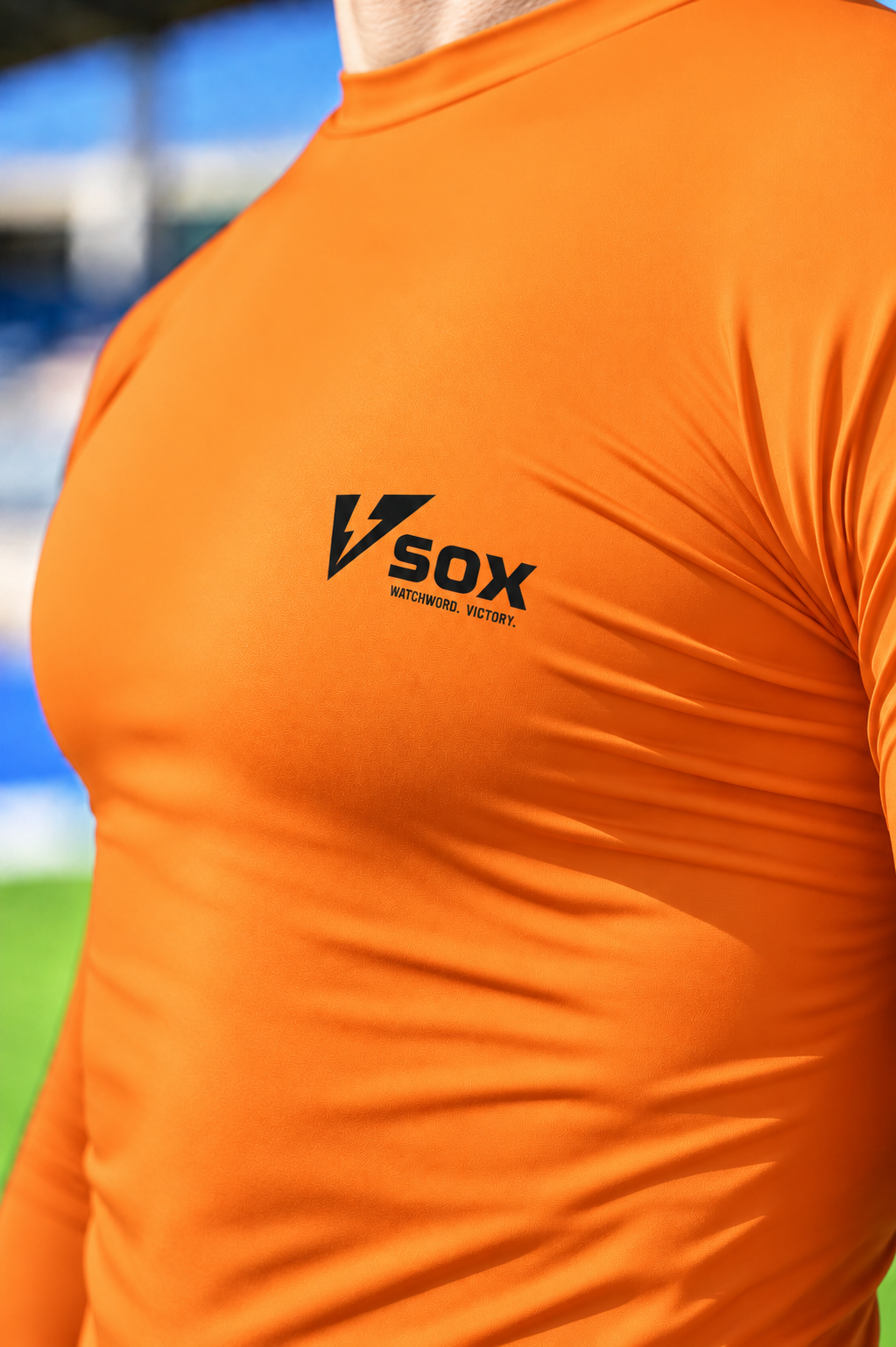 MAGLIA TERMICA MANICA LUNGA ARANCIONE