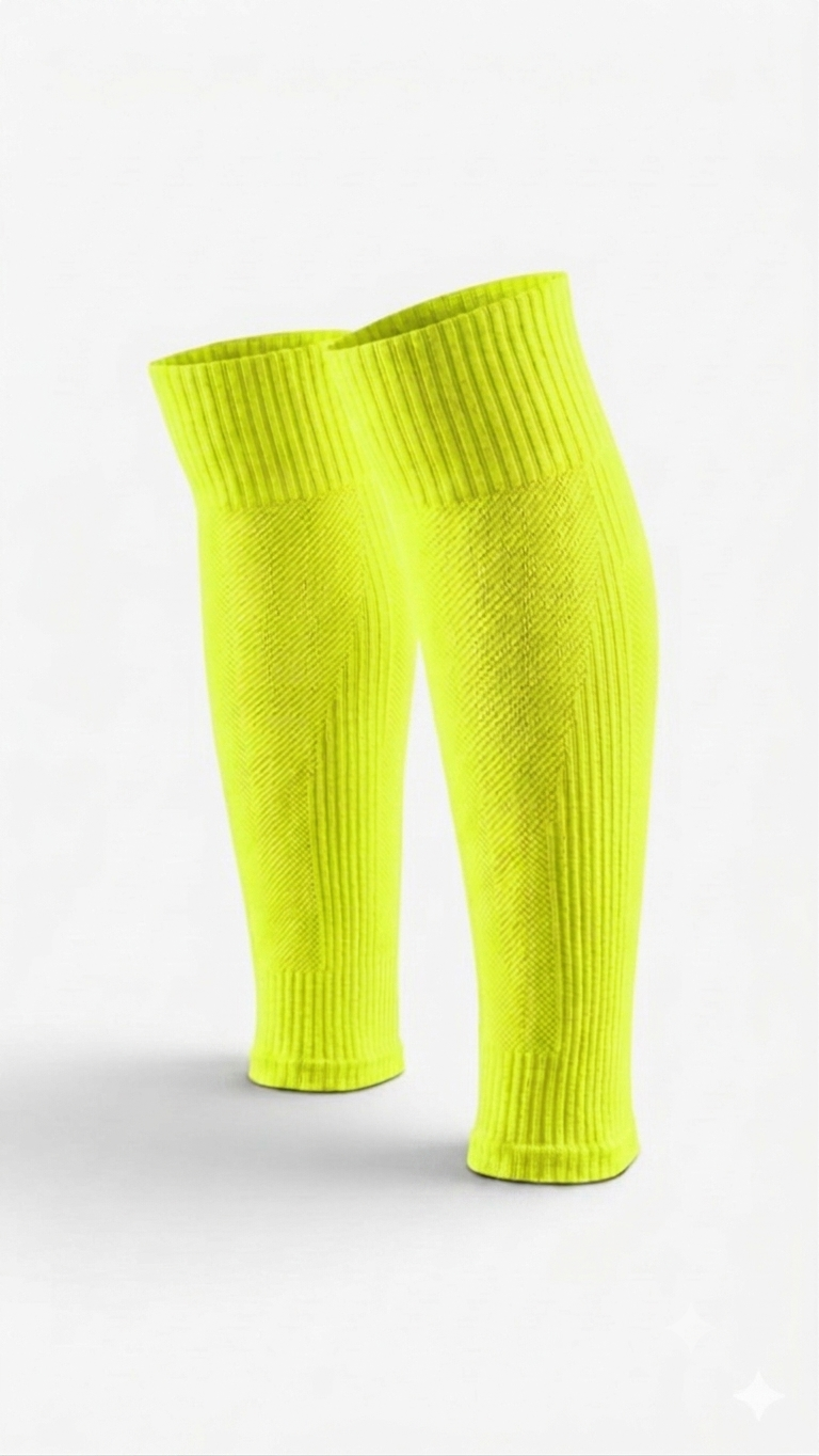 CALZE TUBOLARI GIALLO FLUO