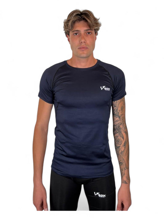 BLACK SHORT SLEEVE THERMAL SHIRT