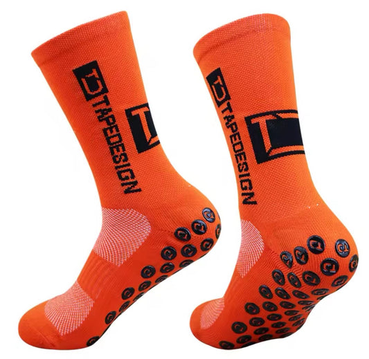 CALZA TAPE DESIGN ARANCIONE