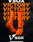VSOX “VICTORY” ORANGE GRIP SOCKS