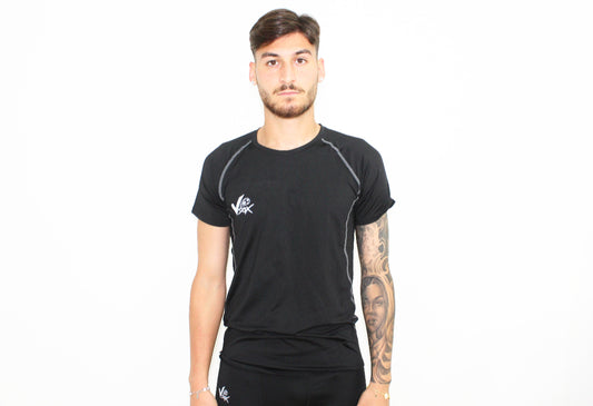 MAGLIA TERMICA MANICA CORTA NERA