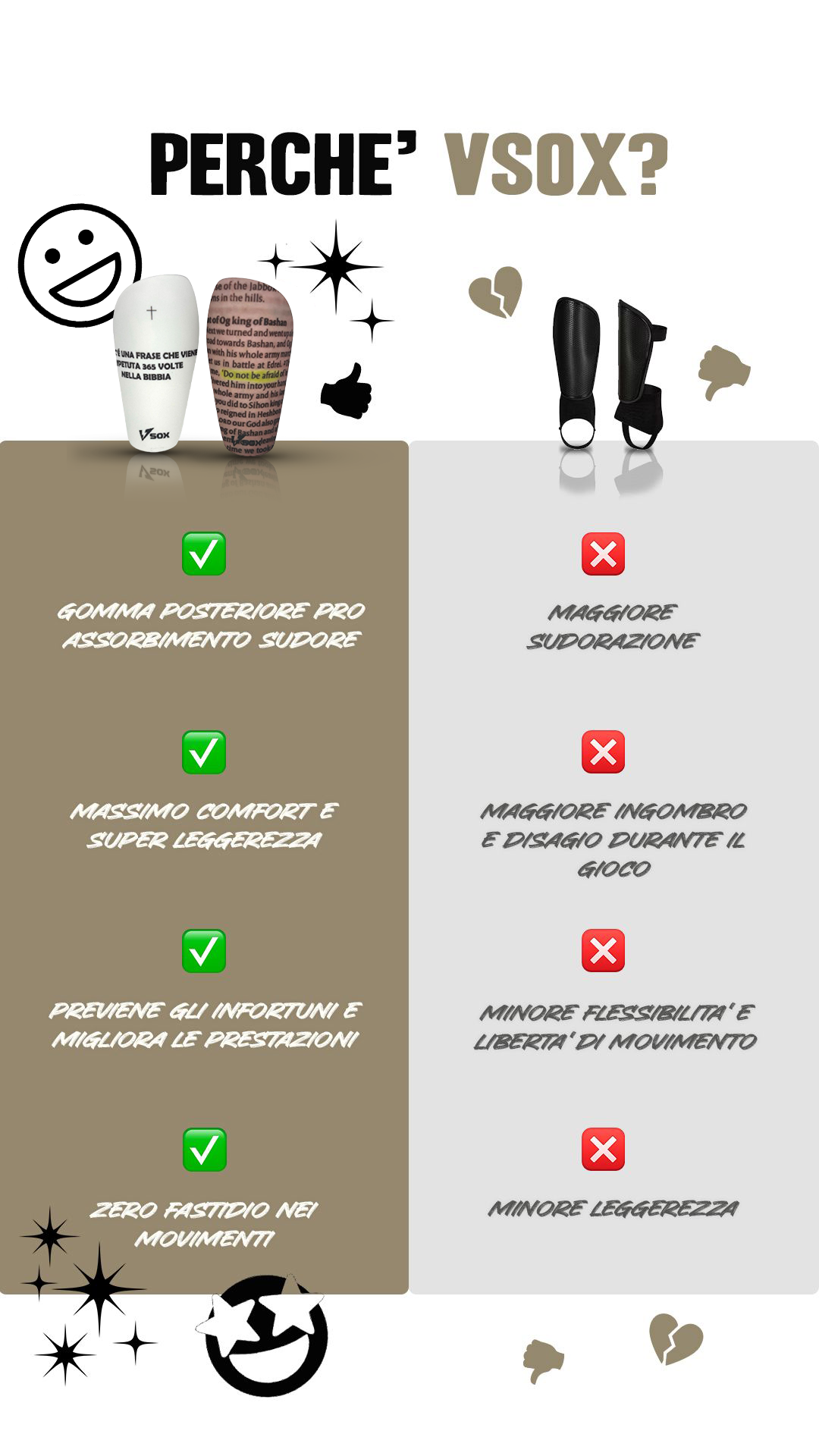 SHIN GUARDS "DON'T BE AFRAID"