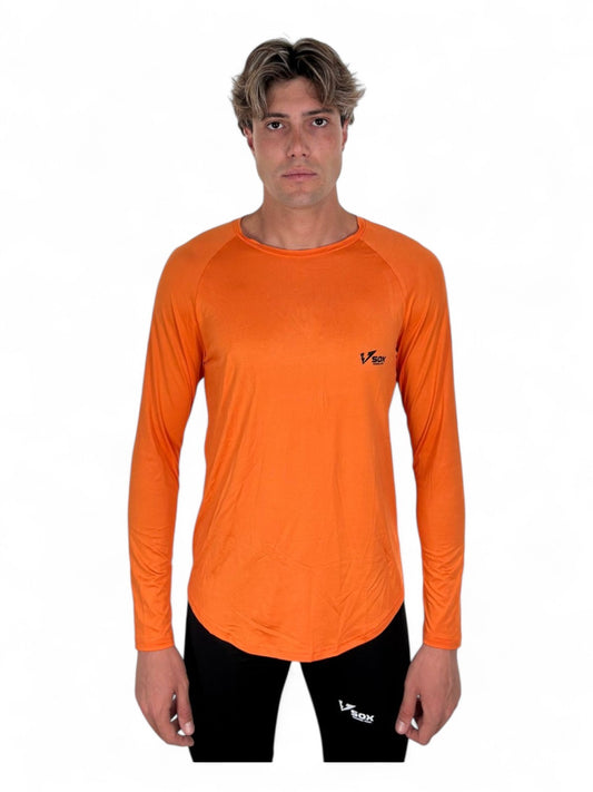 ORANGE LONG SLEEVE THERMAL SHIRT