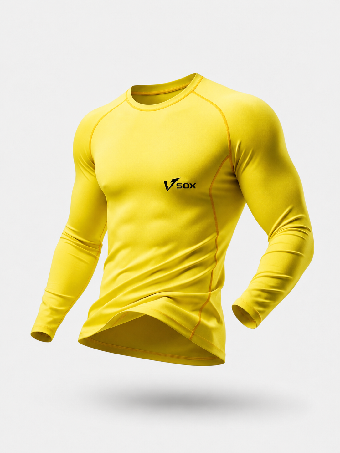 YELLOW LONG SLEEVE THERMAL SHIRT
