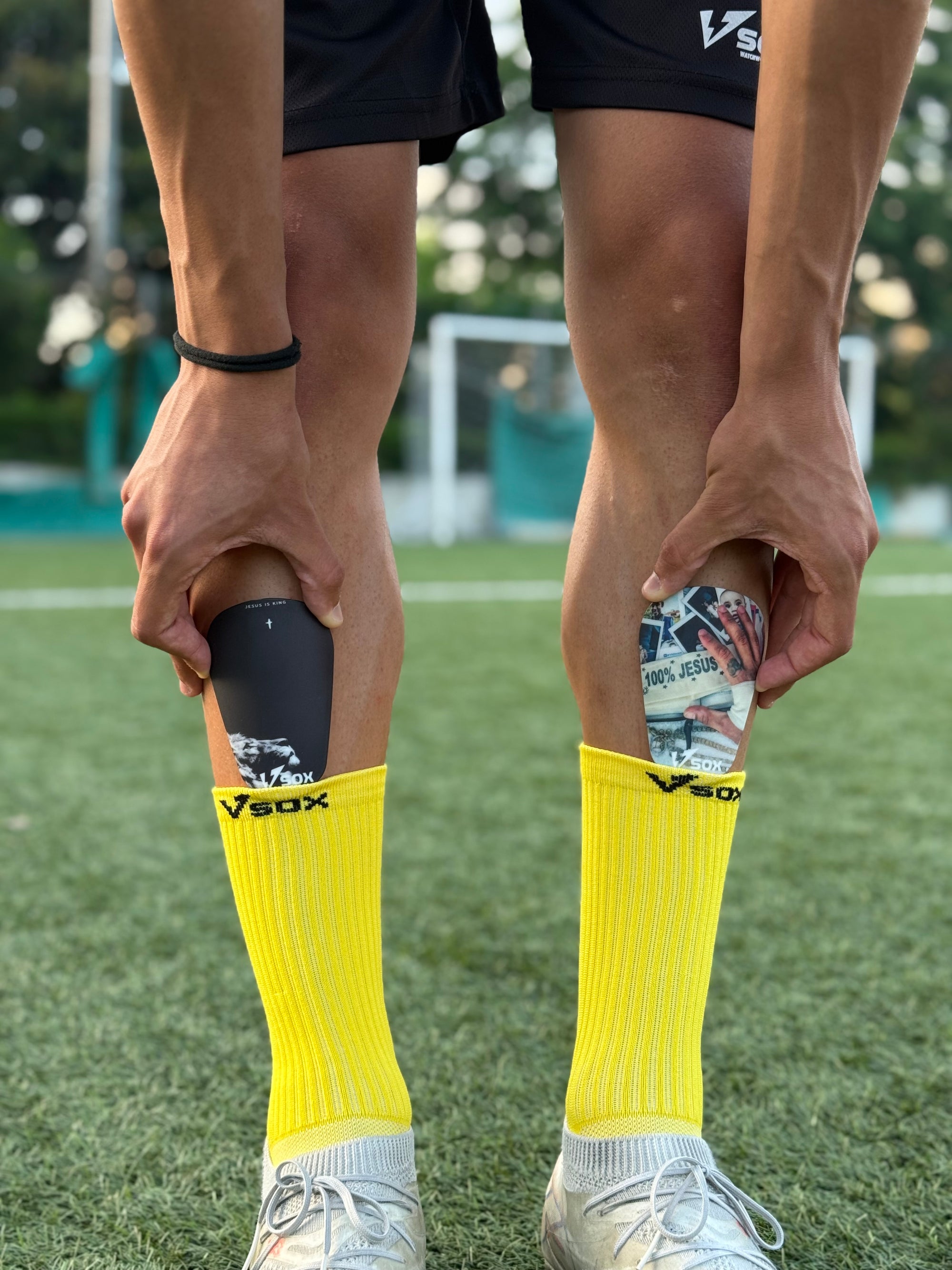 SHIN GUARDS "DON'T BE AFRAID"