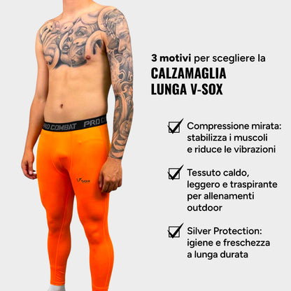 CALZAMAGLIA LUNGA ARANCIONE