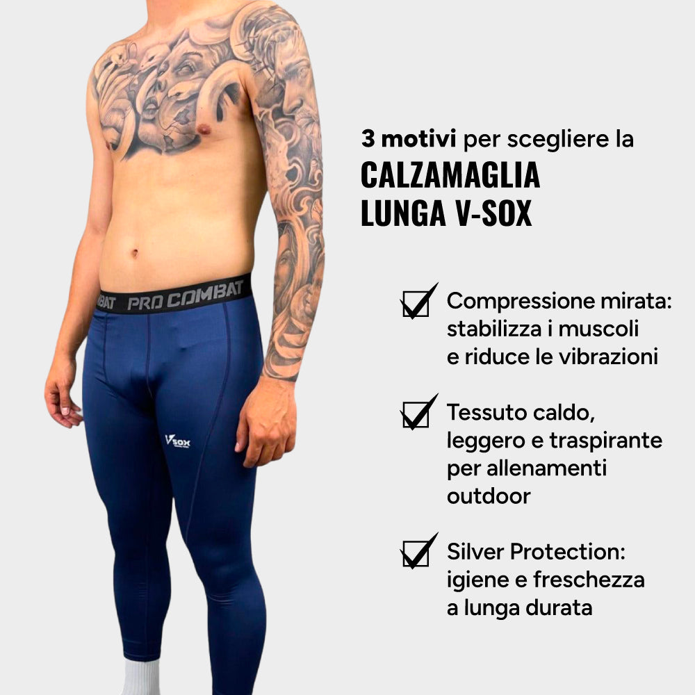 CALZAMAGLIA LUNGA BLU SCURO