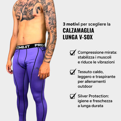 CALZAMAGLIA LUNGA VIOLA