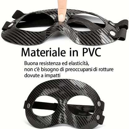 MASCHERA PROTTETIVA IN FIBRA DI CARBONIO