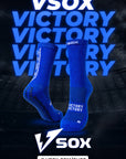 VSOX “VICTORY” LIGHT BLUE GRIP SOCKS