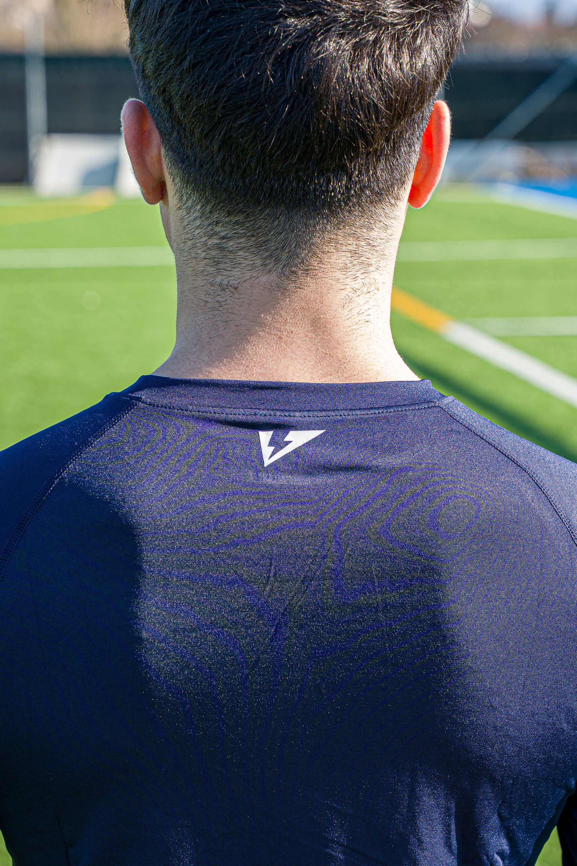 DARK BLUE LONG SLEEVE THERMAL SHIRT