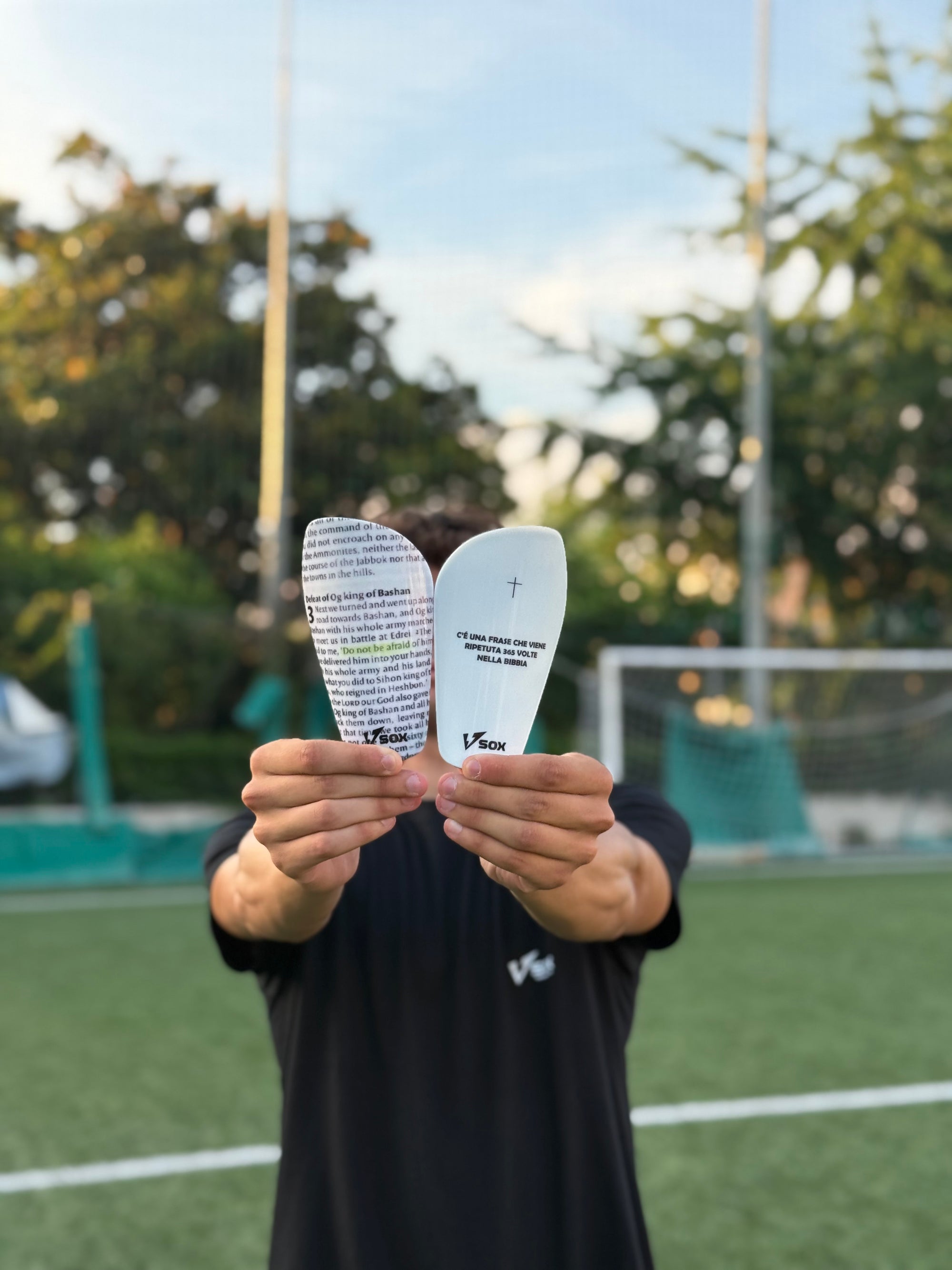 SHIN GUARDS "DON'T BE AFRAID"