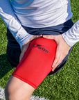 RED LEG WARMERS
