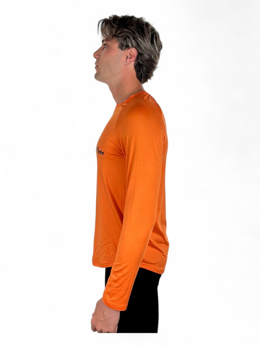 ORANGE LONG SLEEVE THERMAL SHIRT