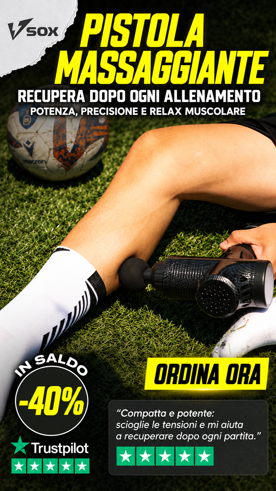 PISTOLA MASSAGGIATRICE CARBON 3.0