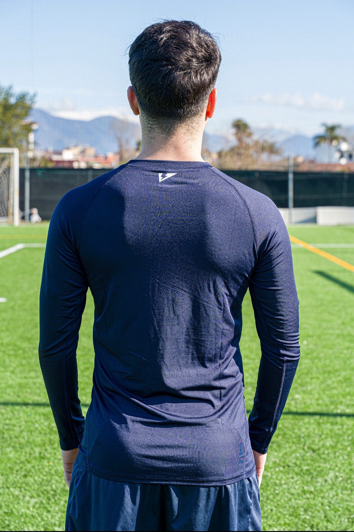 DARK BLUE LONG SLEEVE THERMAL SHIRT