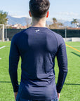 DARK BLUE LONG SLEEVE THERMAL SHIRT