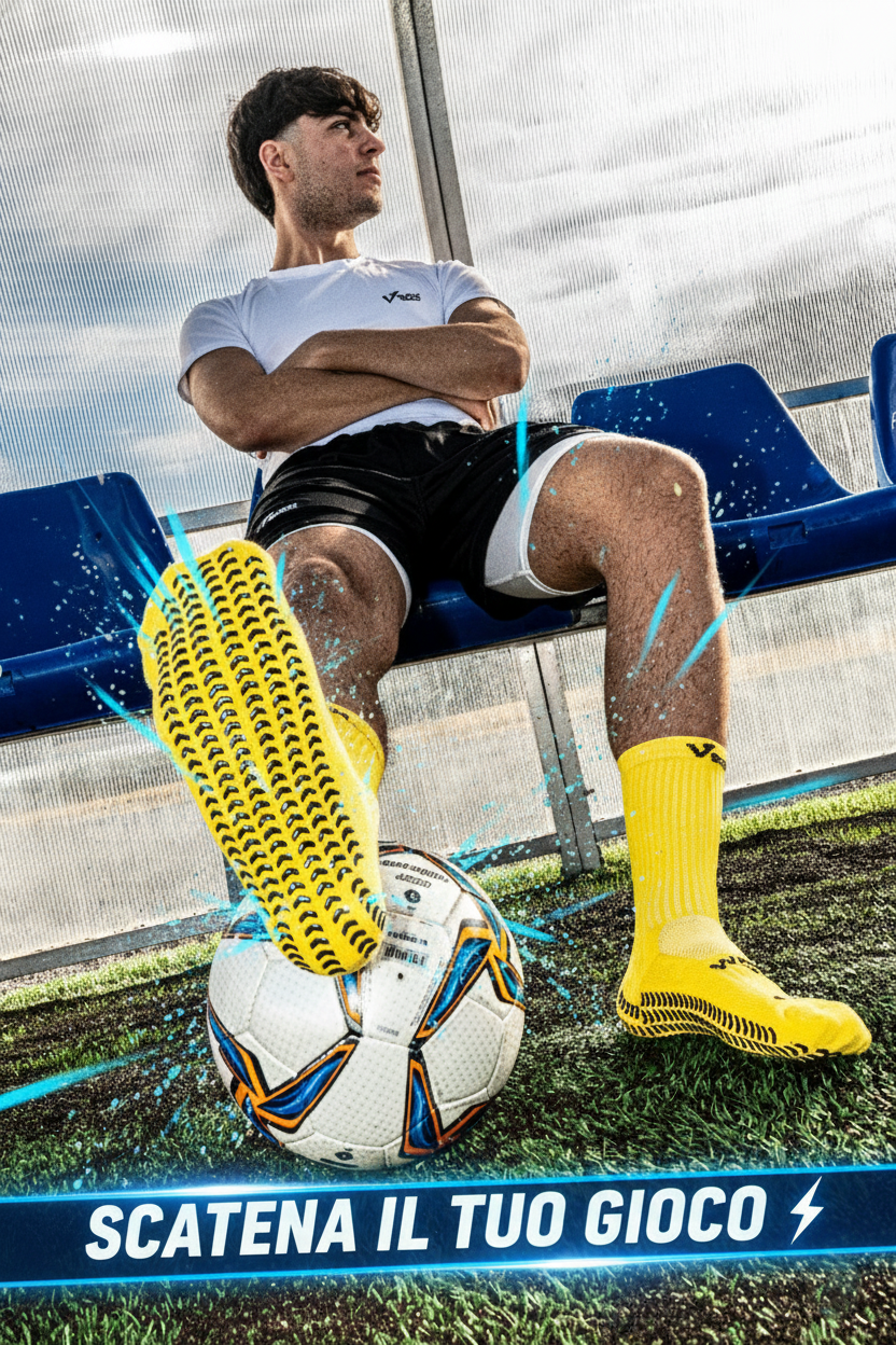 CALZE GRIP VSOX “VICTORY” GIALLE