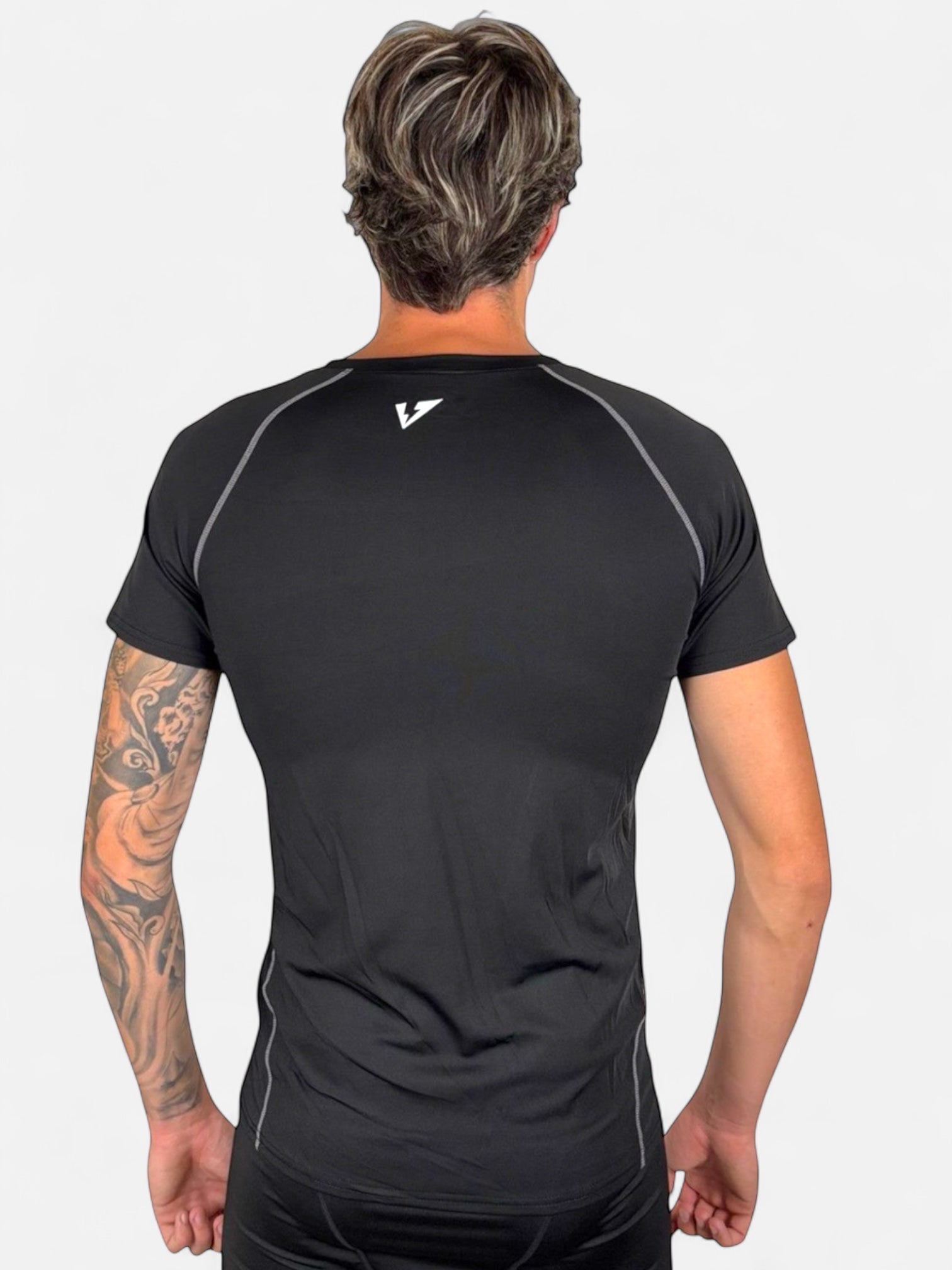 BLACK SHORT SLEEVE THERMAL SHIRT