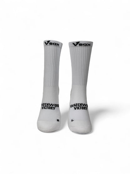 CALZE GRIP VSOX “VICTORY” BIANCHE