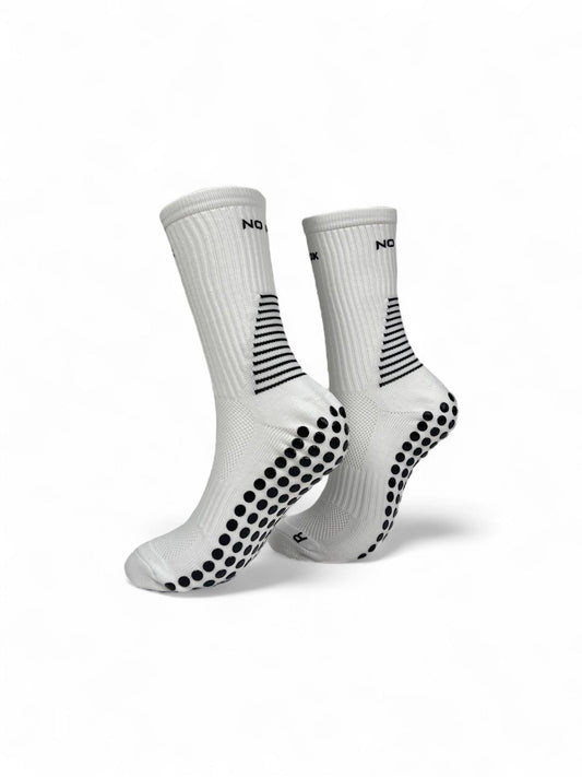 VSOX “NO PAIN NO GAIN” GRIP SOCKS WHITE