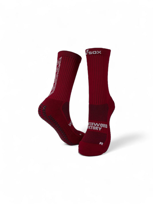 GRIP SOCKS VSOX “VICTORY” BORDEAUX
