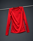 MAGLIA TERMICA MANICA LUNGA ROSSA
