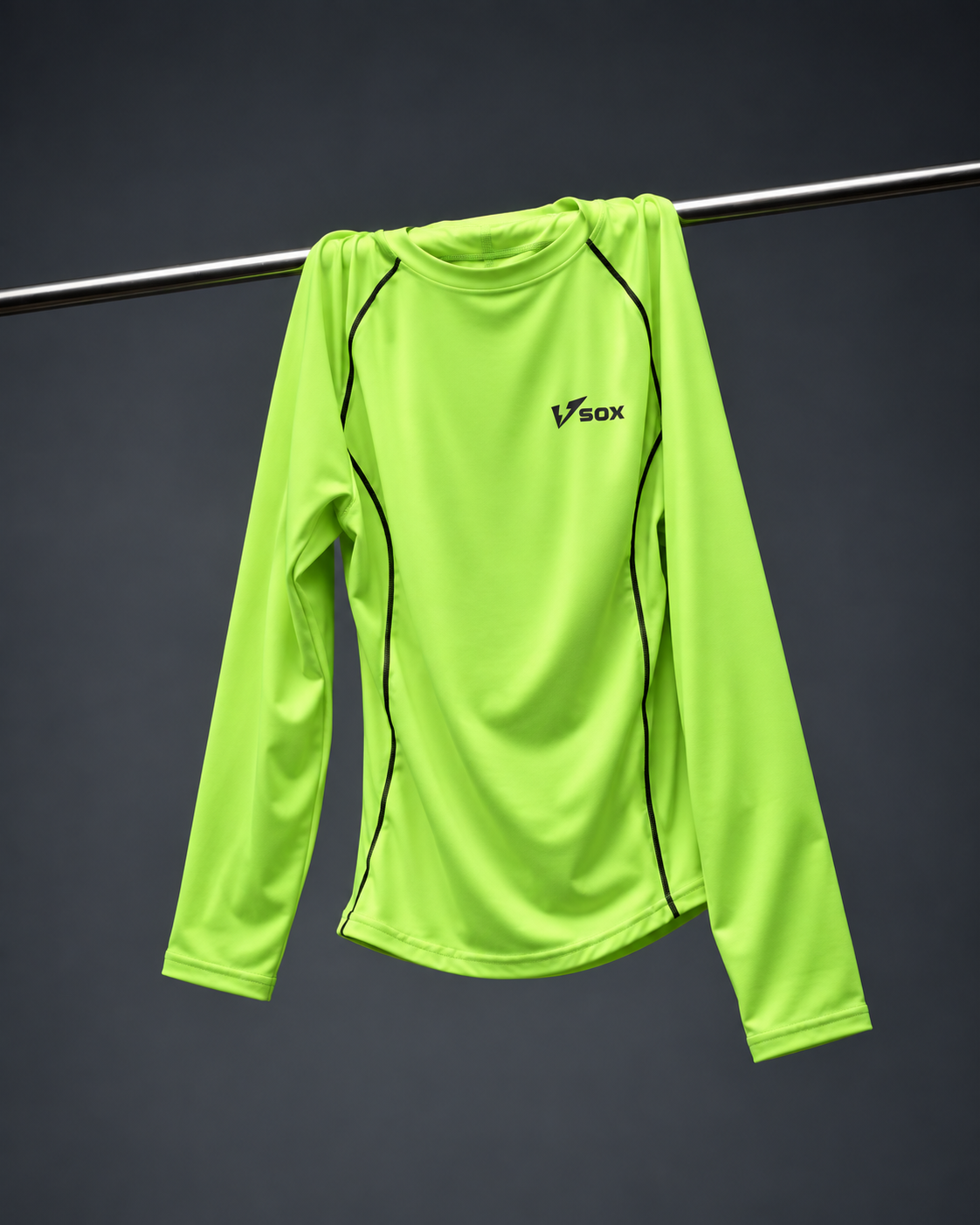 MAGLIA TERMICA MANICA LUNGA GIALLO FLUO