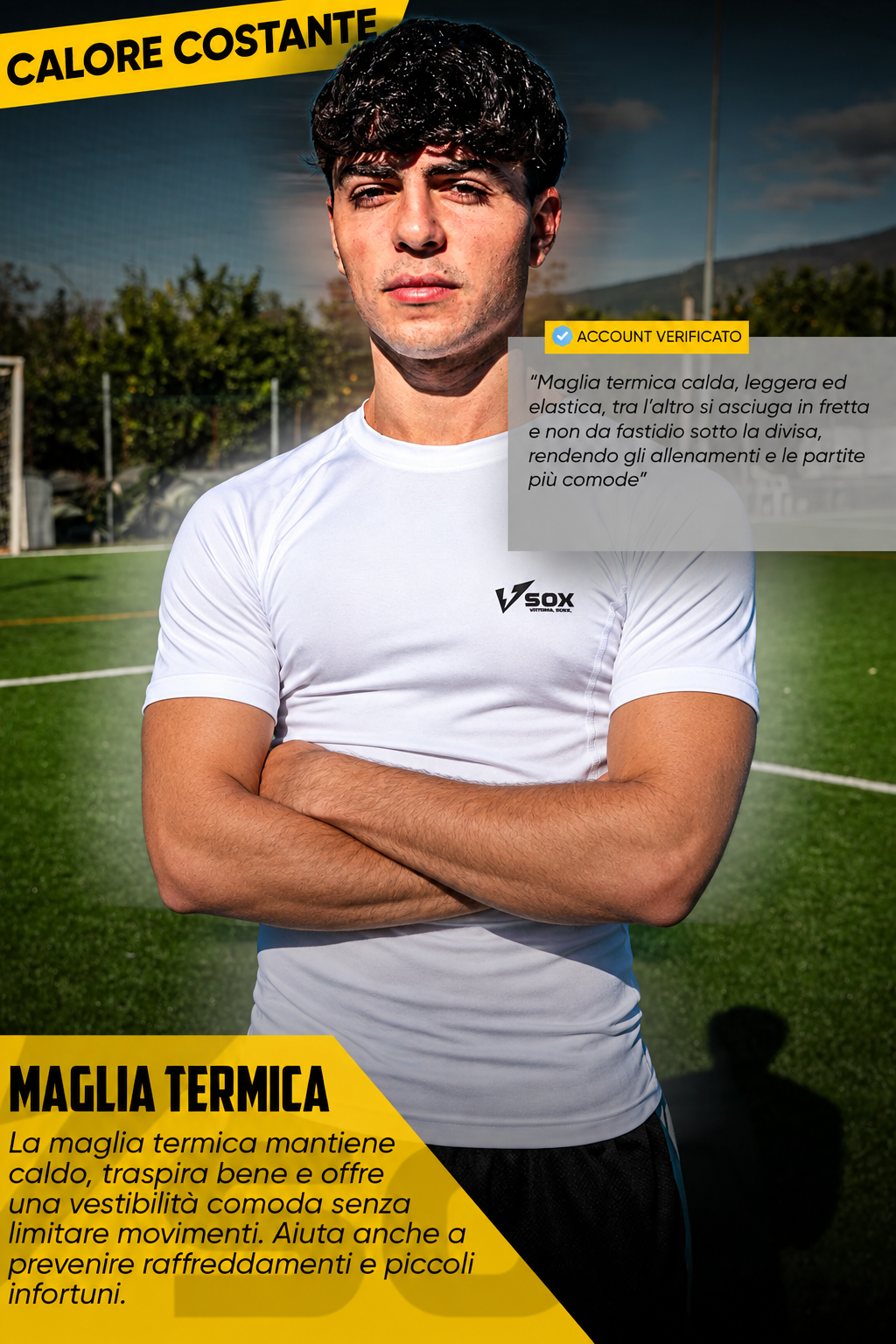 MAGLIA TERMICA MANICA CORTA BIANCA
