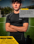 MAGLIA TERMICA MANICA CORTA NERA