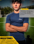 MAGLIA TERMICA MANICA CORTA BLU SCURO