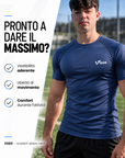 MAGLIA TERMICA MANICA CORTA BLU SCURO