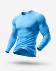 MAGLIA TERMICA MANICA LUNGA AZZURRA