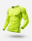 MAGLIA TERMICA MANICA LUNGA GIALLO FLUO