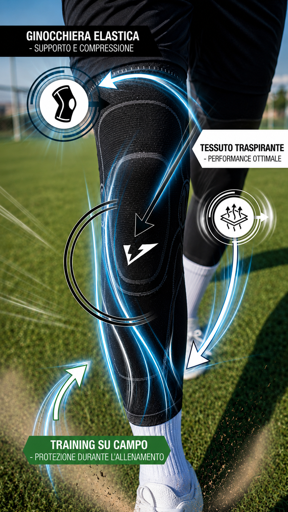 BIOMECHANICAL LONG KNEE BRACE