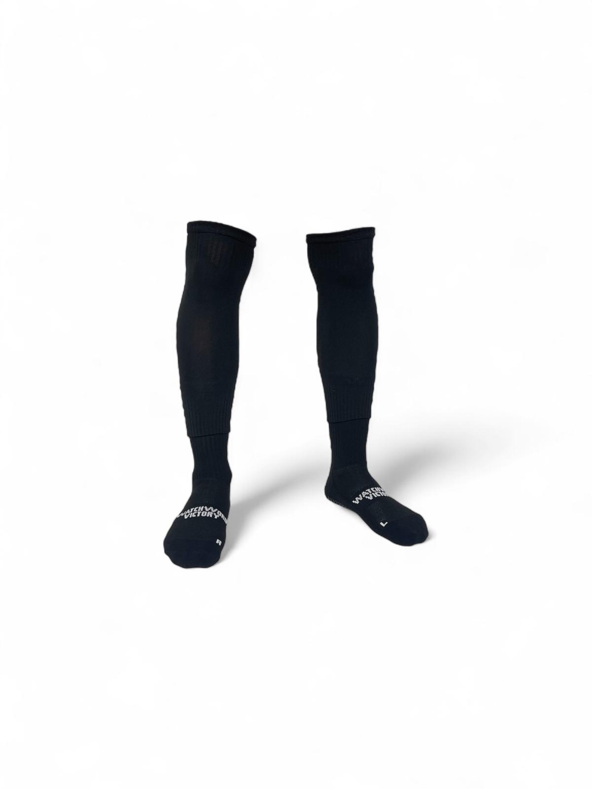 BLACK TUBULAR SOCKS