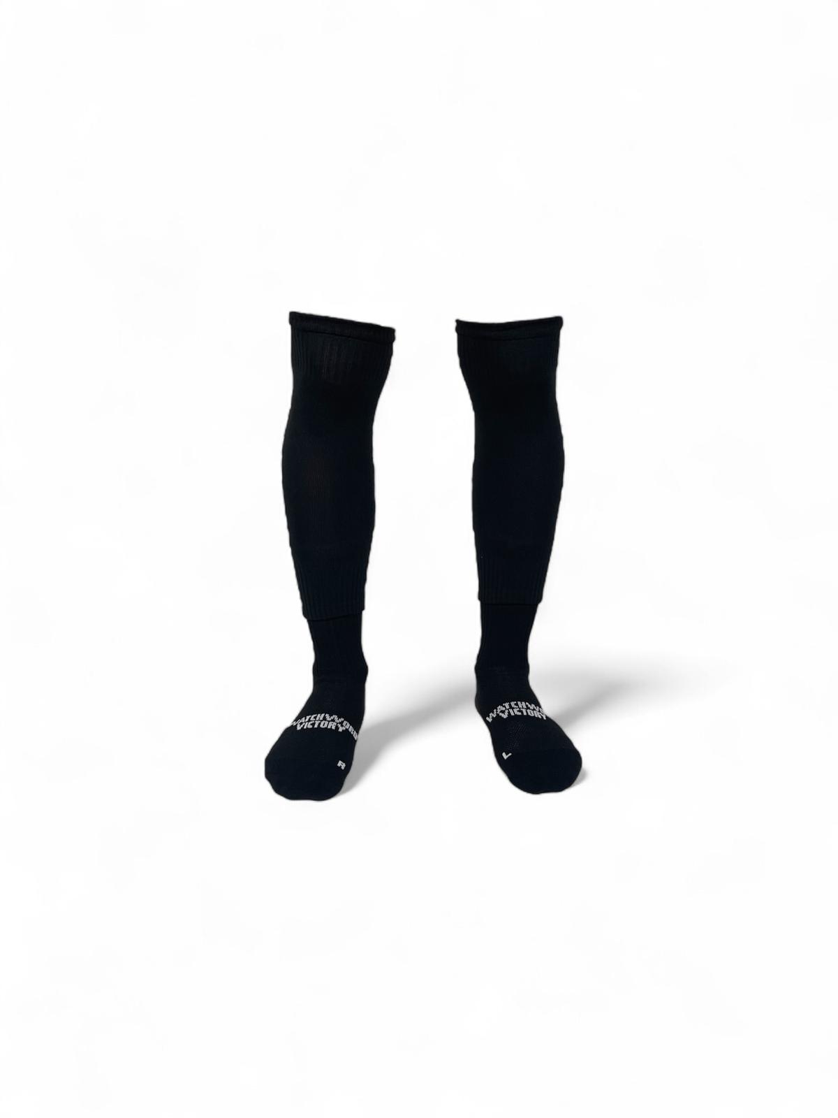 BLACK TUBULAR SOCKS