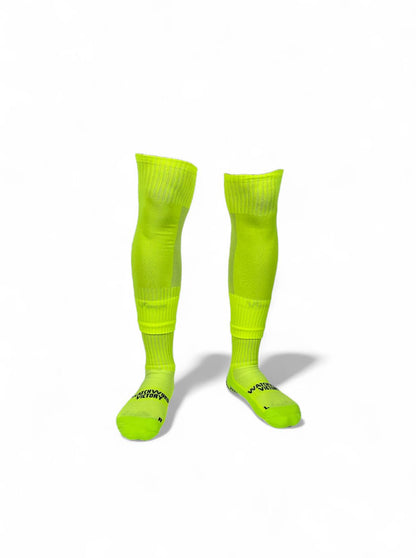 FLUORESCENT YELLOW TUBULAR SOCKS