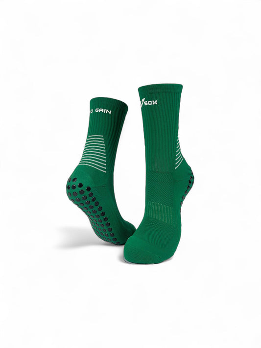 VSOX “NO PAIN NO GAIN” GRIP SOCKS GREEN