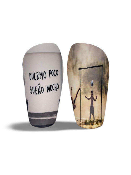 PRO SLIM XS MODEL SHIN GUARDS '' DUERMO POCO, SUENO MUCHO''
