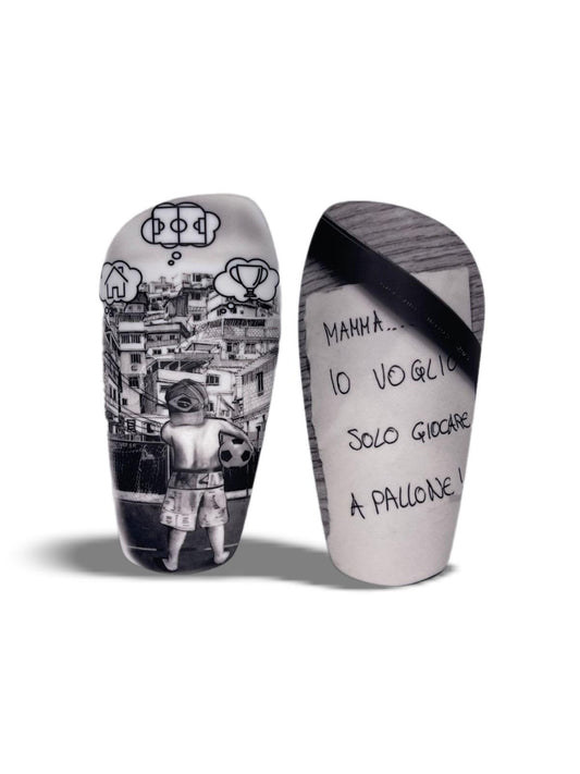 SHIN GUARDS MODEL PRO SLIM XS ''MOM I JUST WANT TO PLAY BALL''