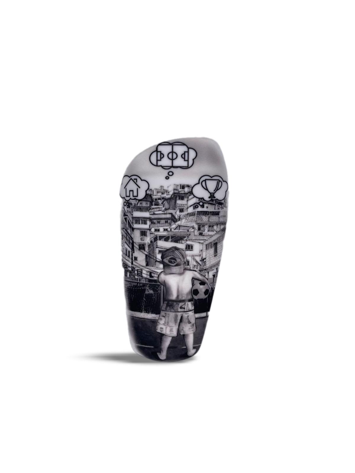 SHIN GUARDS MODEL PRO SLIM XS ''MOM I JUST WANT TO PLAY BALL''