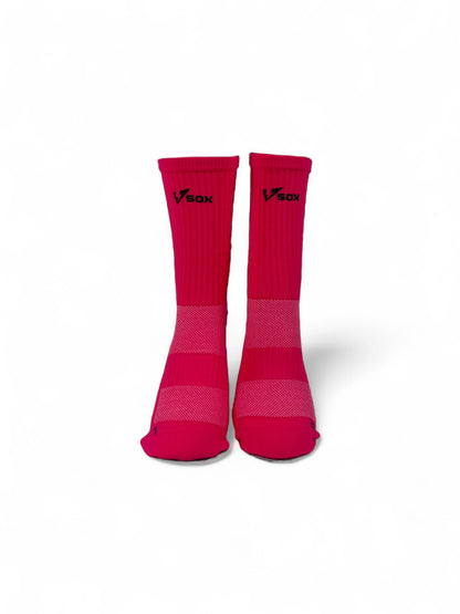 GRIP SOCKS VSOX “NO PAIN NO GAIN” PINK