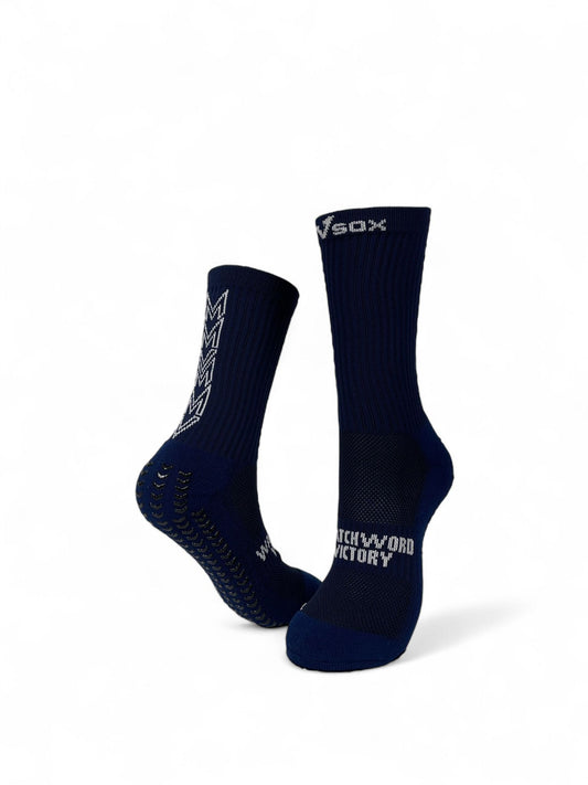 CALZE GRIP VSOX “VICTORY” BLU SCURO